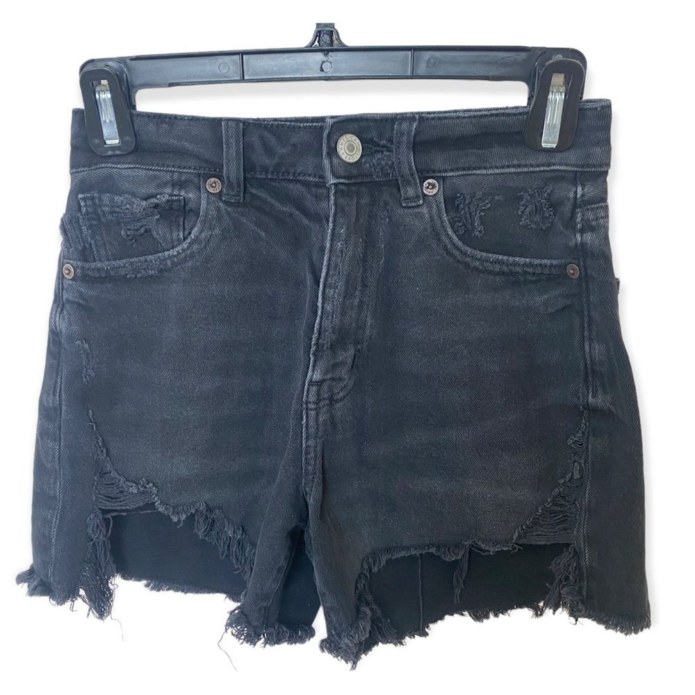 American Eagle Highest Rise Mom Short black